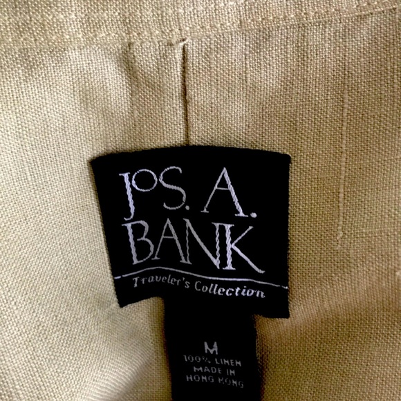 JosABank. Fits for a XL. Not Medium. Olive Green - Picture 3 of 3